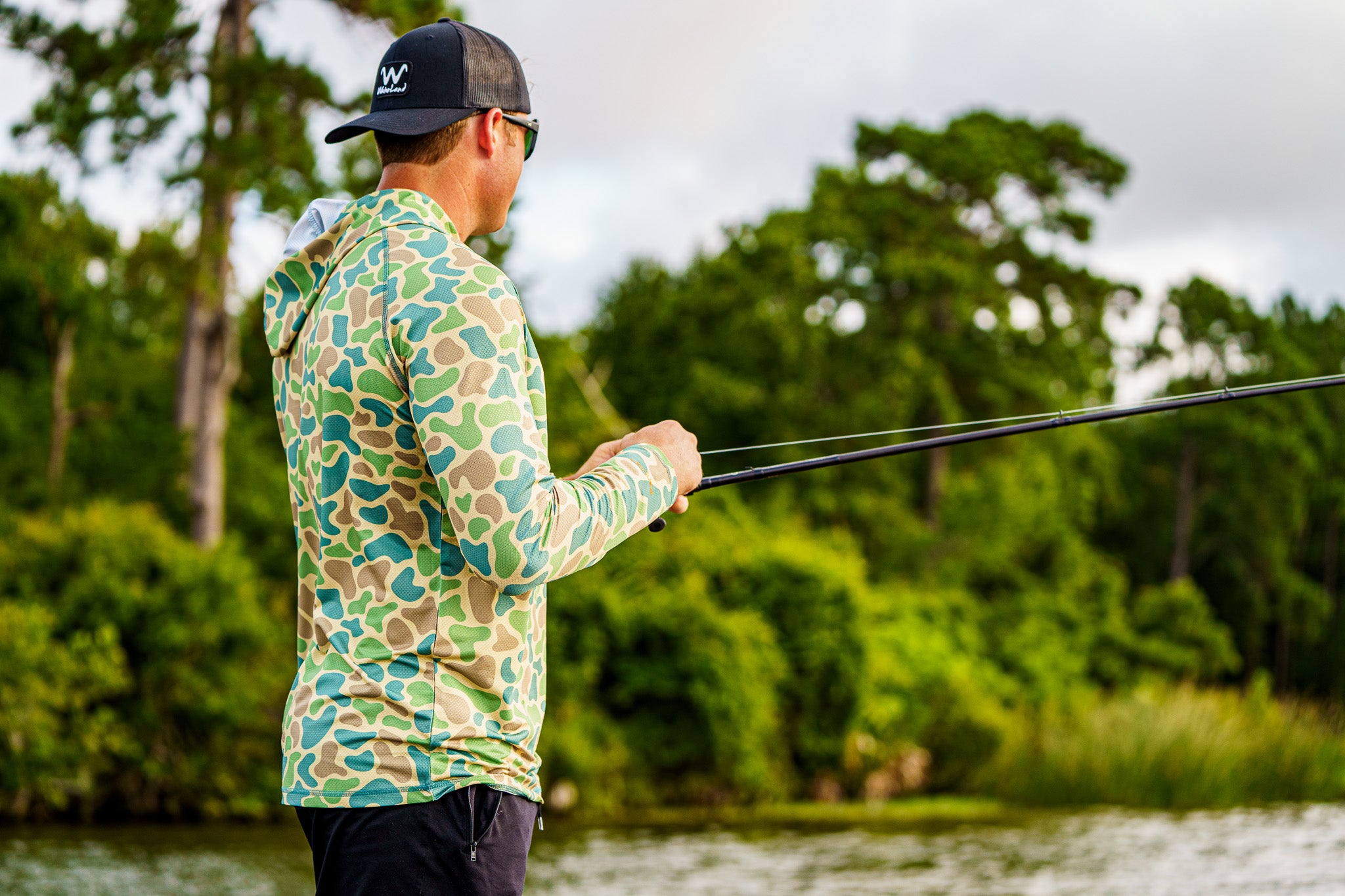 Hooded sun shirt online fishing